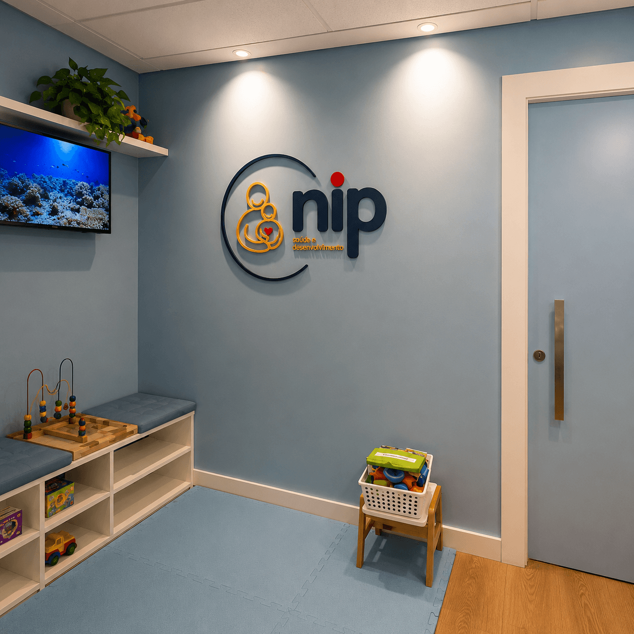 Sessão de terapia ABA no NIP Isabela Fortes
